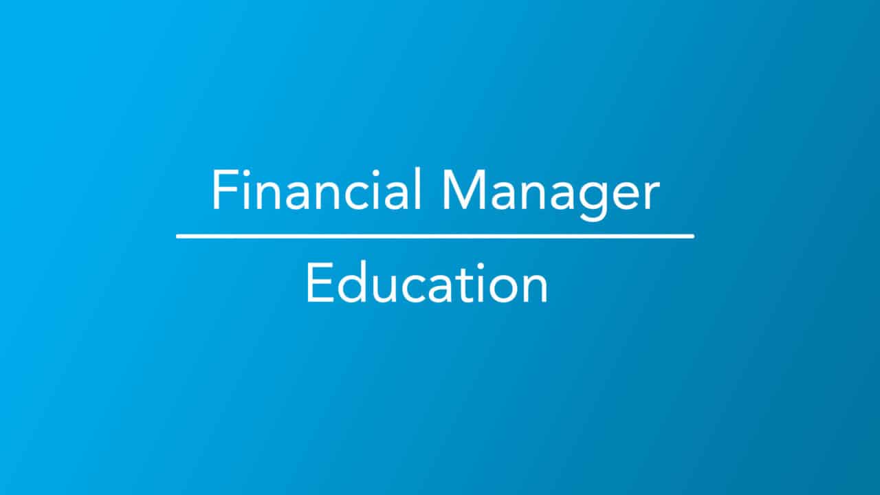 How To Become A Financial Manager   Financial Manager Education 1280x720 