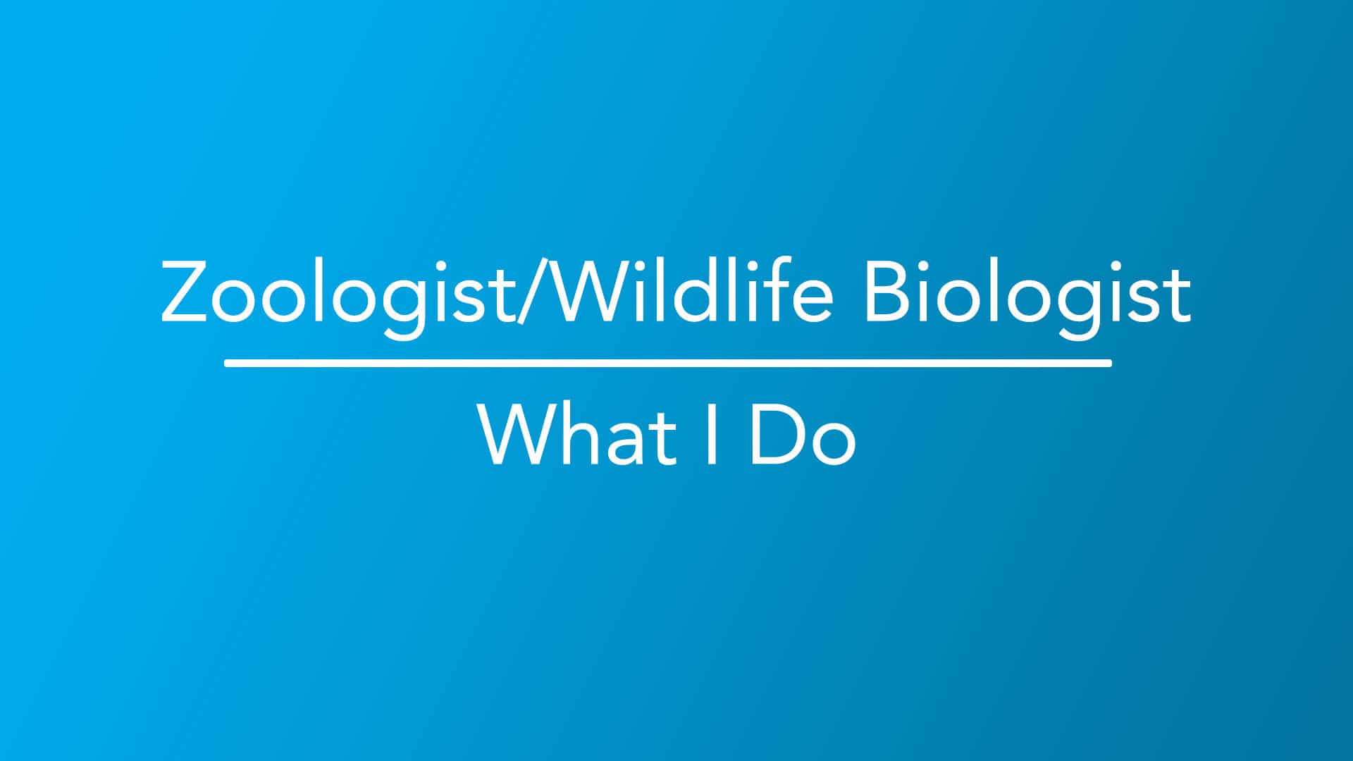 How to Become a Zoologist and Wildlife Biologist | Career Girls - Explore