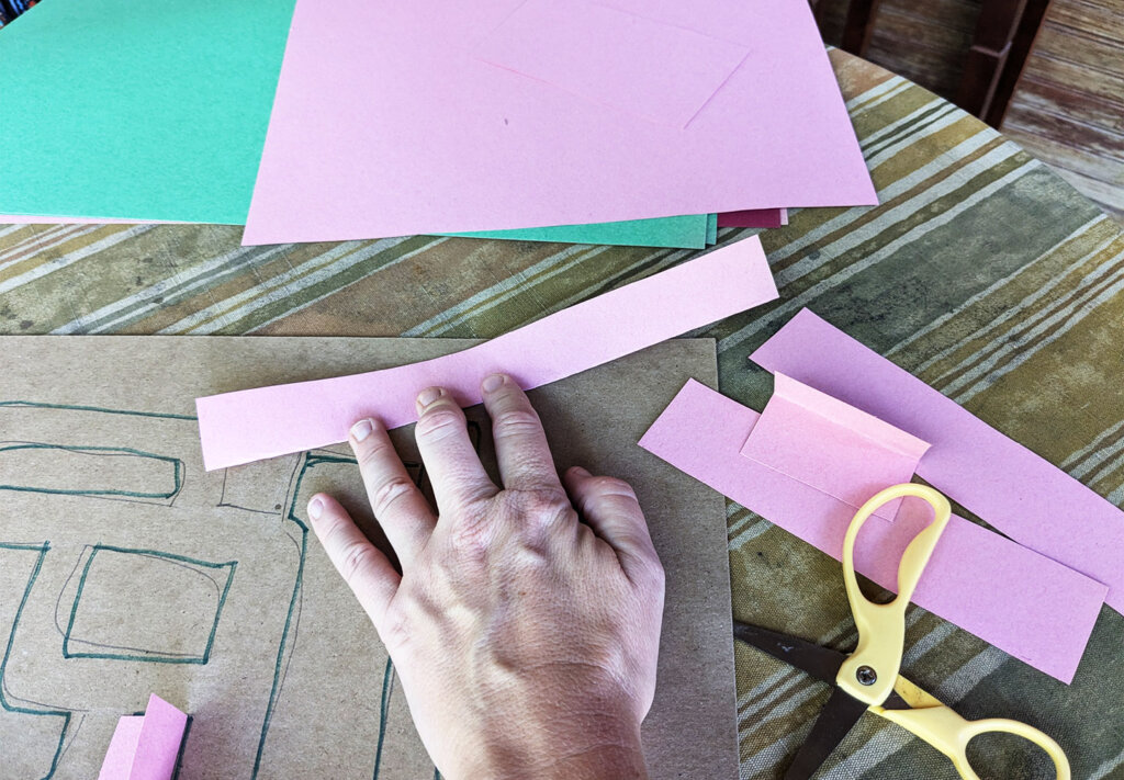 Miniature maze activity - form walls