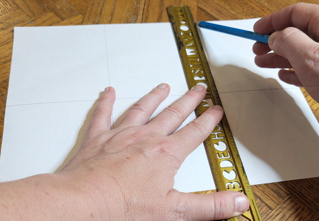 Storyboard Activity Step 2 Draw a grid of 6 equal rectangles on the paper